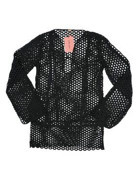 Cult Gaia Omara Coverup Dress in Black